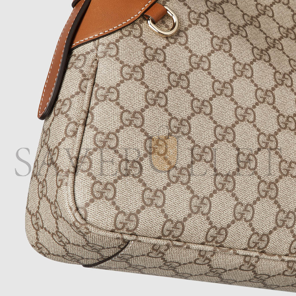 GUCCI GG EMBLEM MEDIUM SHOULDER BAG 815216 (31.5*21*8)